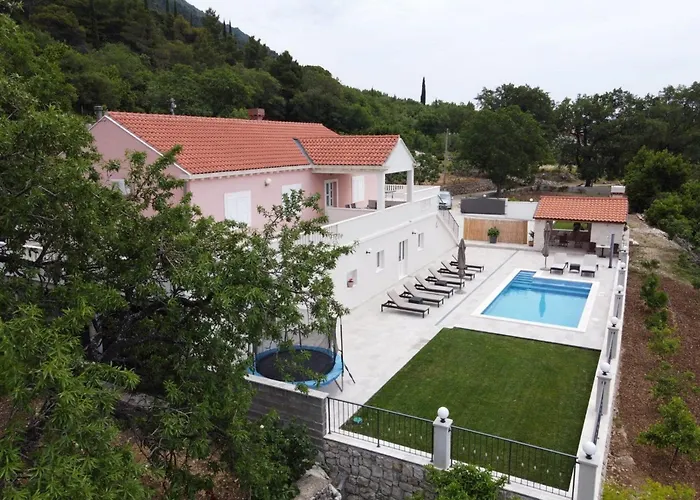 Dragi - Four Bedroom With Swimming Pool, Terrace And Sea View Villa Pridvorje